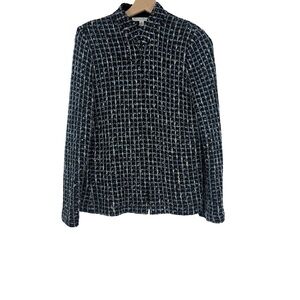 St. John Boucle Tweed Jacket Sz 10